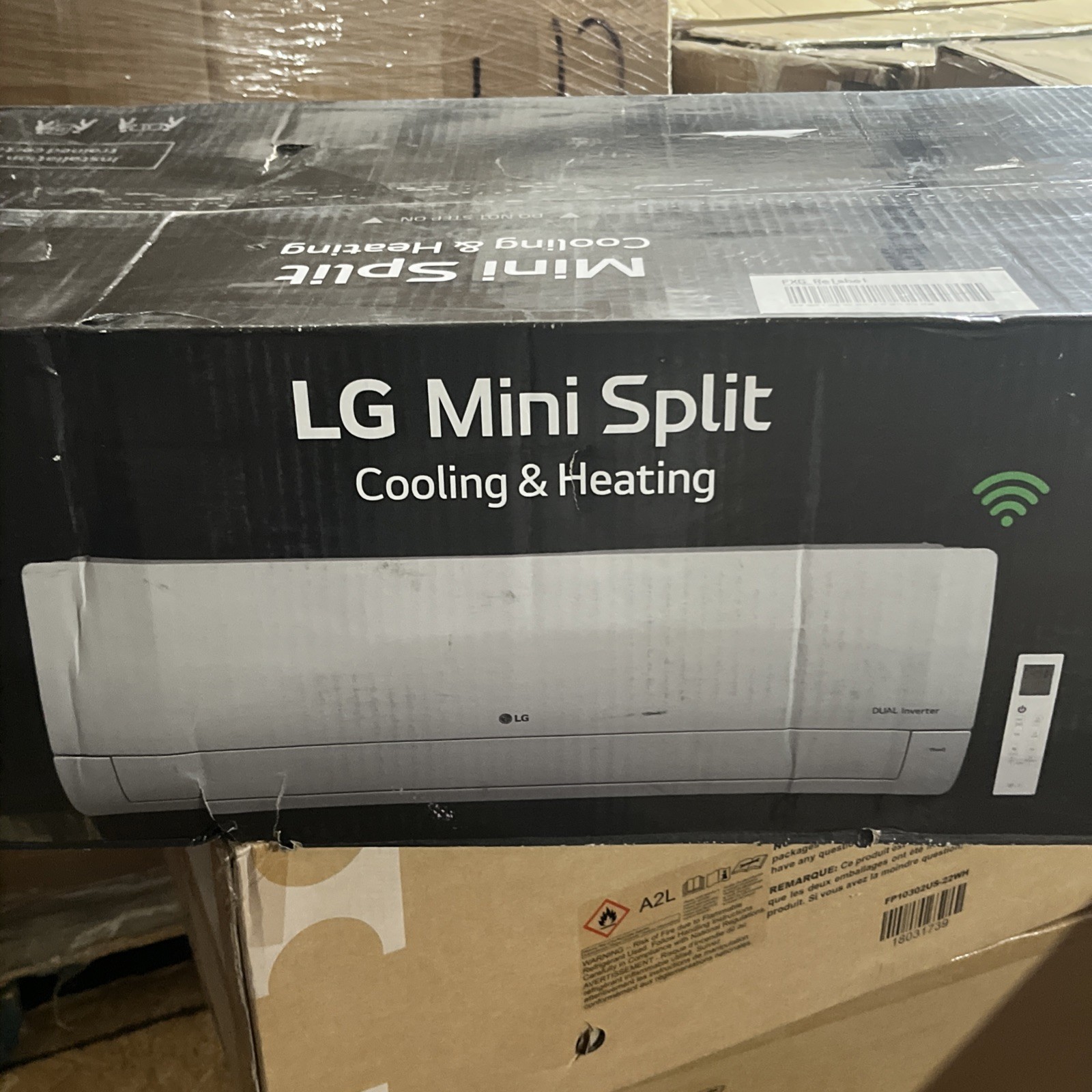NEW!! LG 24,000 BTU 20 SEER2 Wi-Fi 1-Zone Ductless Mini Split ONLY INDOOR UNIT