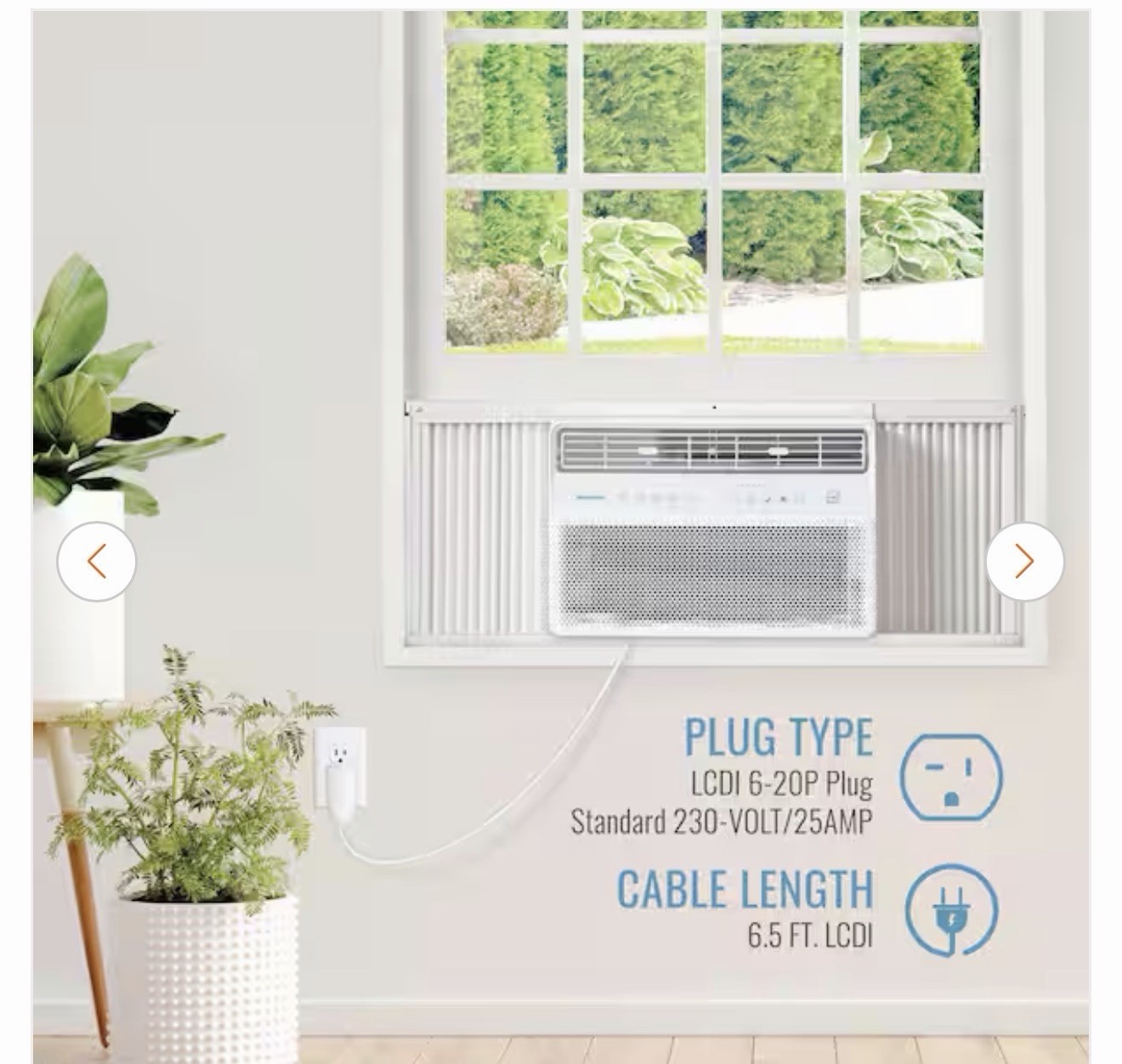 Keystone 24000 BTU Window Air Conditioner 230V White Remote, Timer, Dehumidifier
