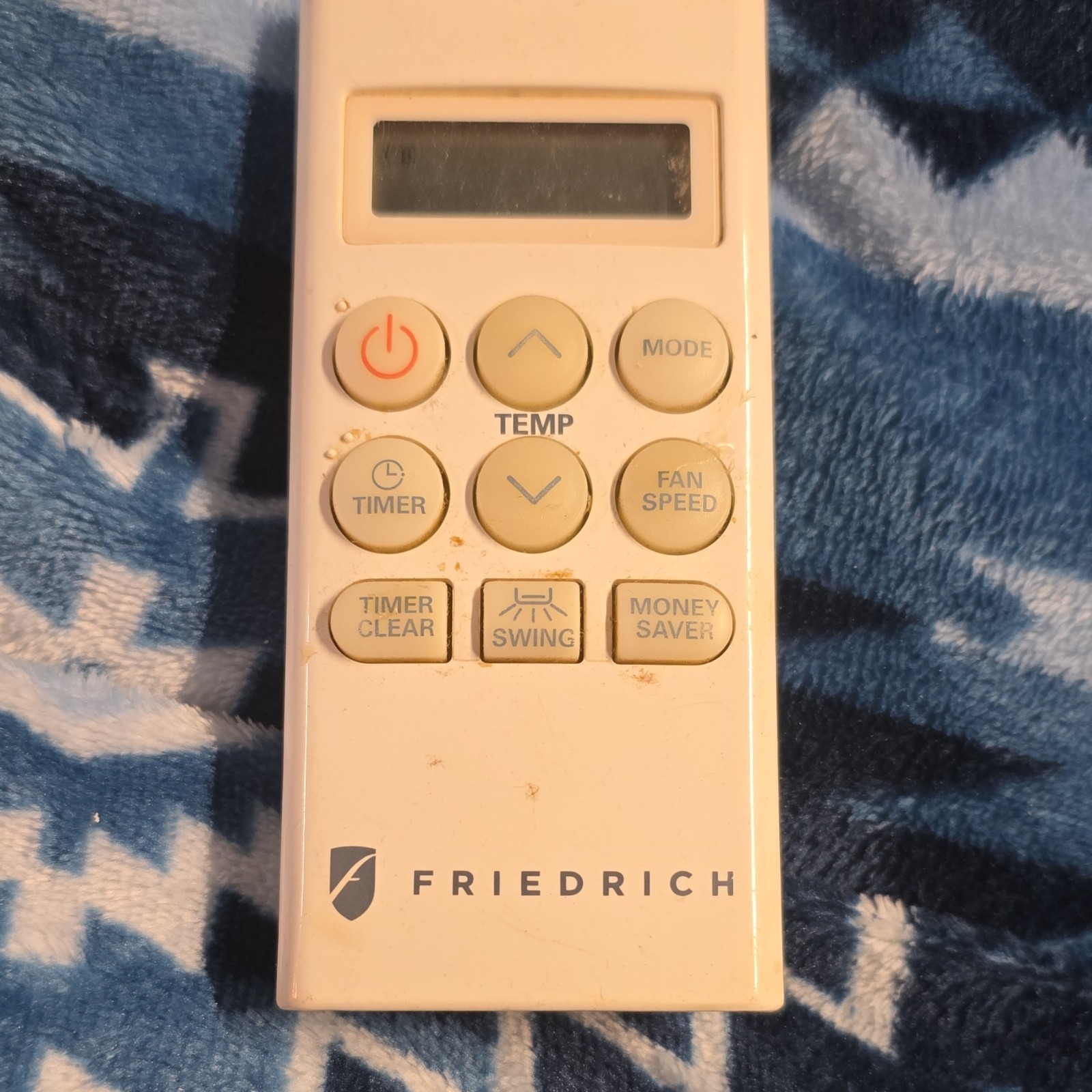 Friedrich AKB73756215 Air Conditioner Remote Control, Wall Mount, White