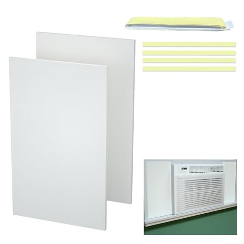 Window Air Conditioner,Side Insulated Foam Panel, Summer/Winter Heat and Draft