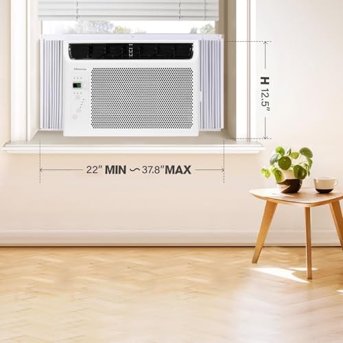 6000 BTU Window Air Conditioner Unit for Bedroom Garage Single Living Room,