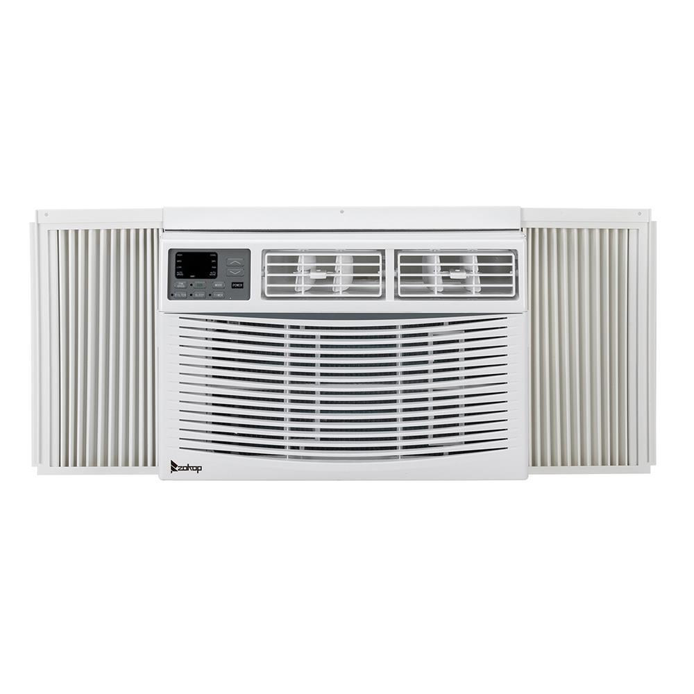 Zokop 5000- 15000 BTU Window Air Conditioner AC Unit Knob/Remote Control White