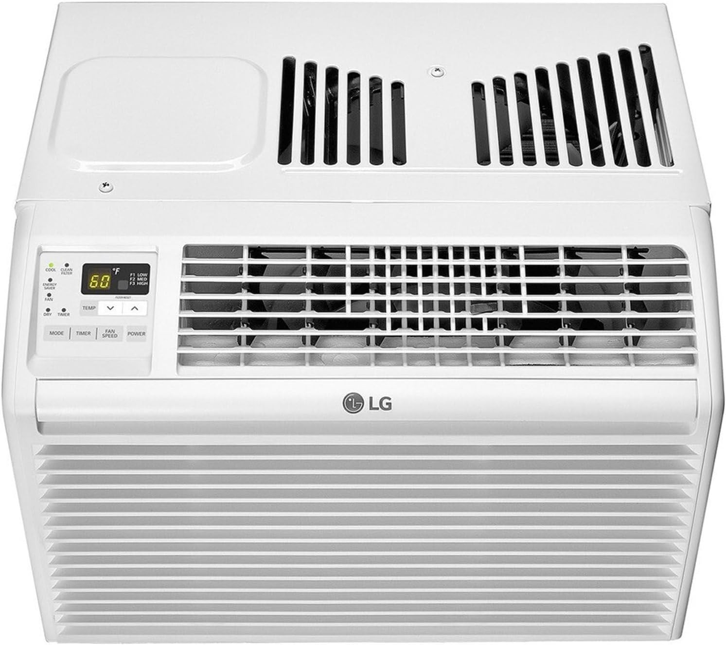 LG 6,000 BTU Window Air Conditioner, 115V, Cools 250 Sq.Ft. for Bedroom, Den, Li