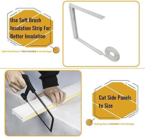 LBG Products Air Conditioner Side Panel Kit for Window AC Units, Fits Up to 1…