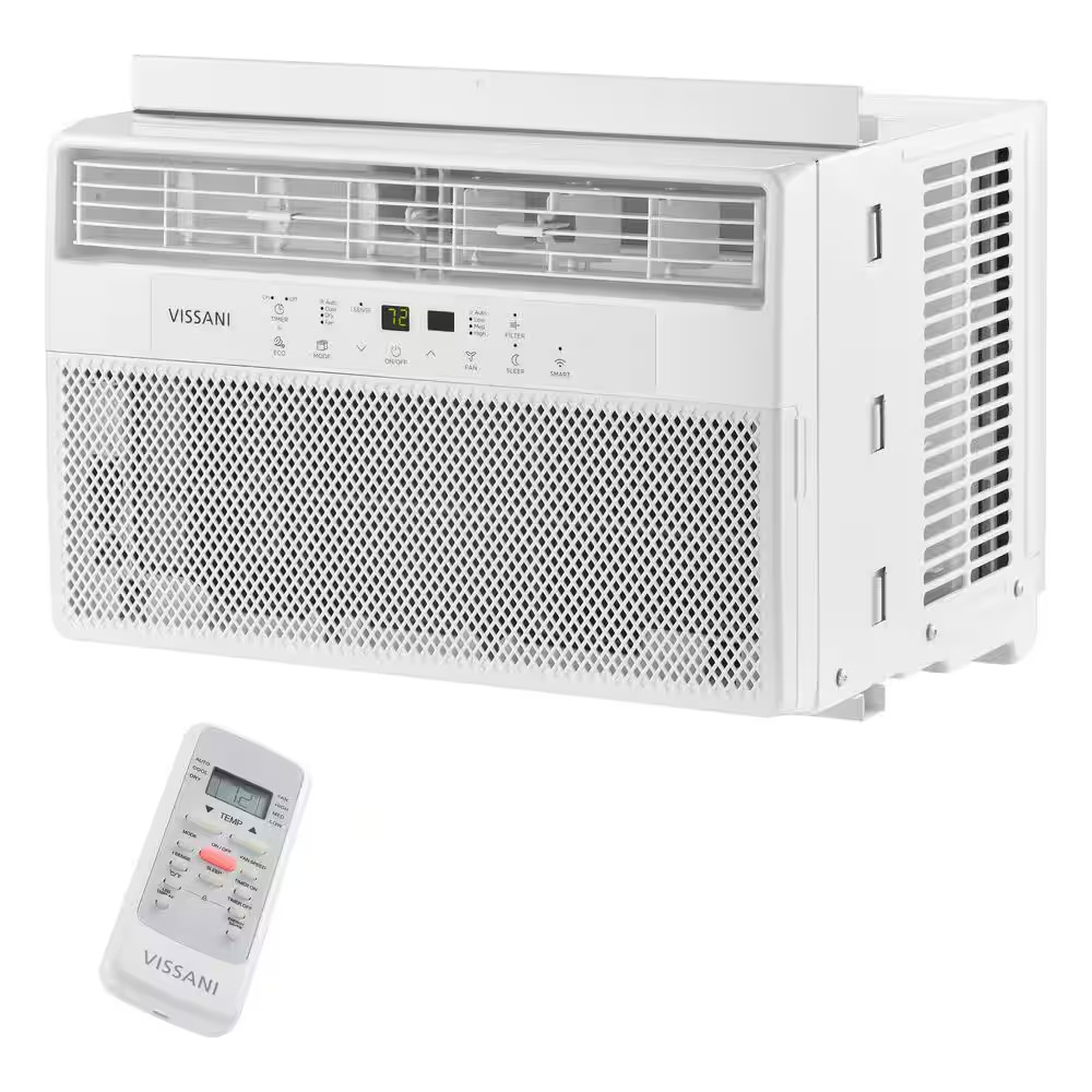 8,000 BTU 115-Volt Window Air Conditioner Cools 350 Sq. Ft. with Dehumidifier in