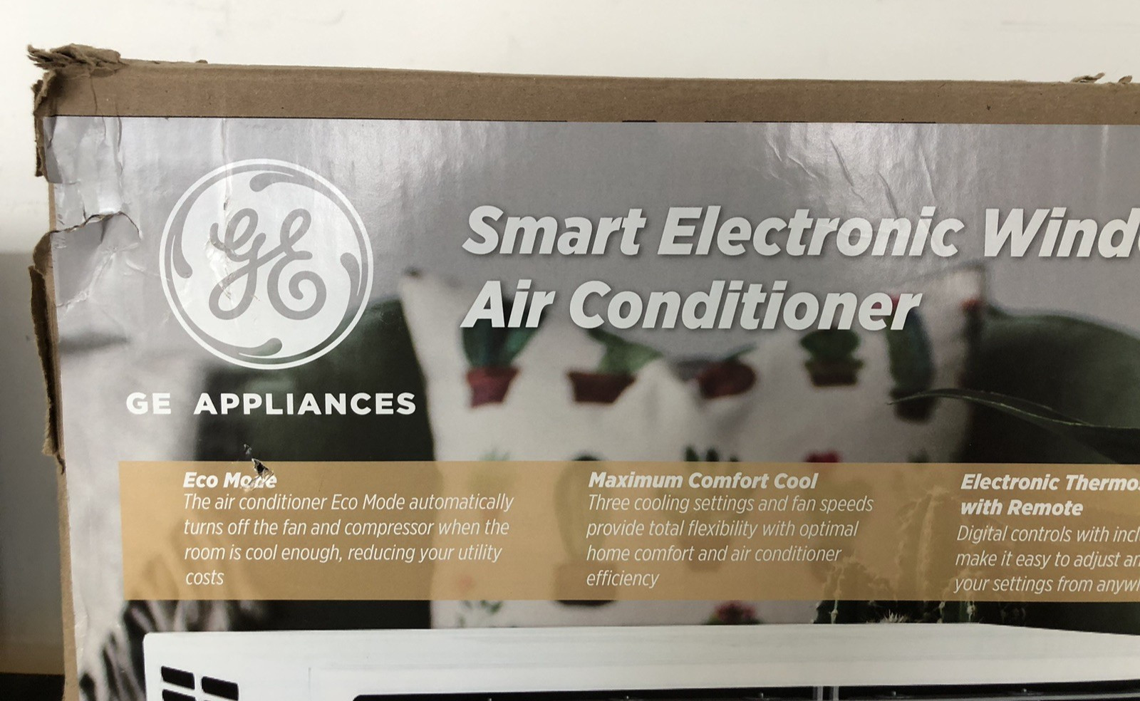 GE 14,000 BTU Smart Electronic Window Air Conditioner (awfs14wwl_e0b)