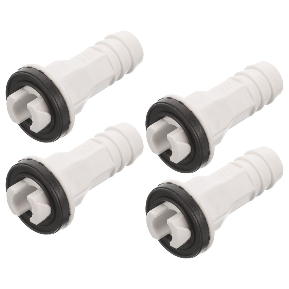 4Pcs Reusable ABS Ac Drain Hose Adapter for Water Pipe Leakproof Design