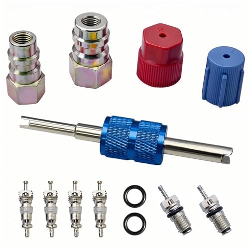 R12 to R134A AC Retrofit Fitting Adapter Kit, R12 R22 AC Conversion Adapter- A