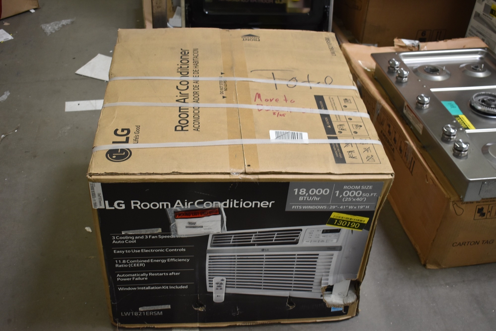 LG LW1821ERSM 26″ White Smart Window Air Conditioner NIB #130190