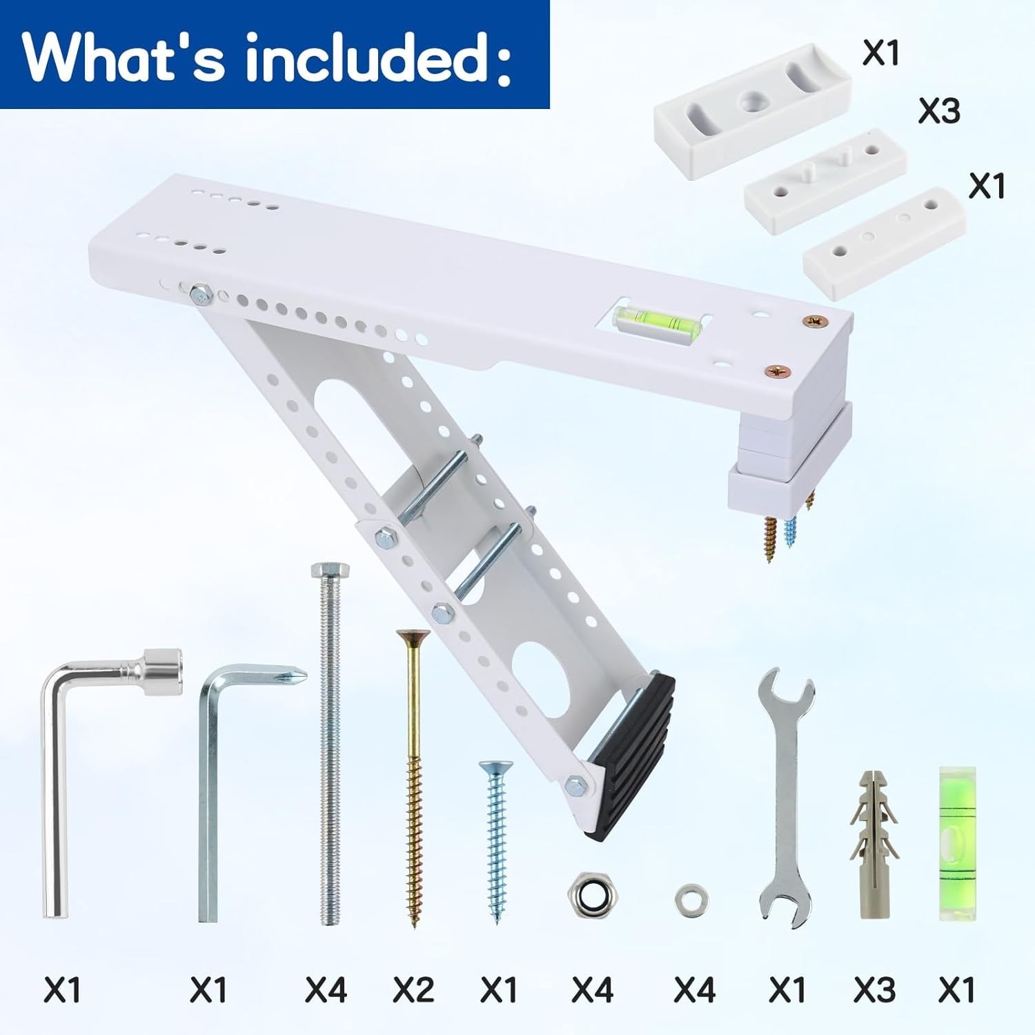 Window Air Conditioner Support Bracket, Support Up to 85 lbs, Universal for 5,00