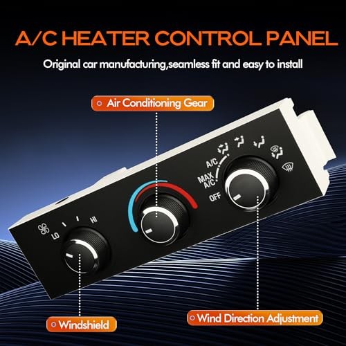 599-217 A/C Heater Climate Control Module Panel fit for Chevrolet Express 1500