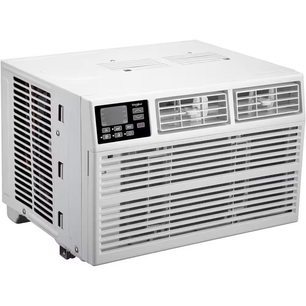 10,000 BTU (DOE) Window Air Conditioner Cools 450 Sq. Ft. with Remote in White