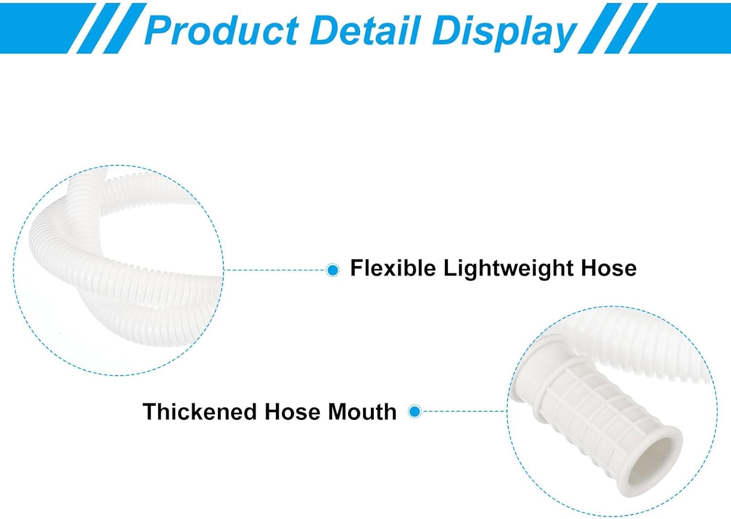 4.9ft Air Conditioner Drain Kit Universal AC Drain Hose Connector Hose