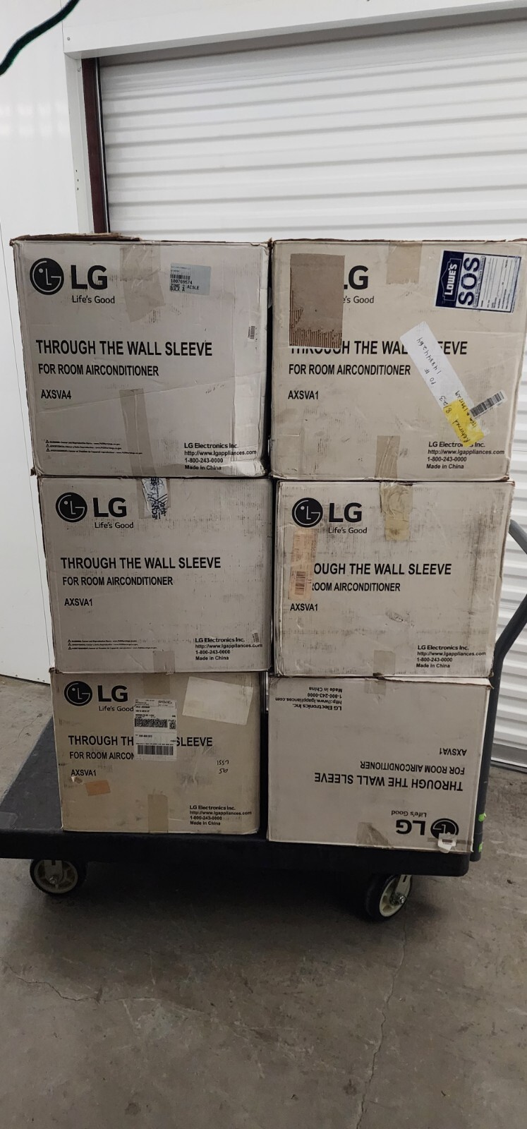 New in Box LG 26 In. Wall Sleeve for Through-the-Wall Air Conditioners- AXSVA1