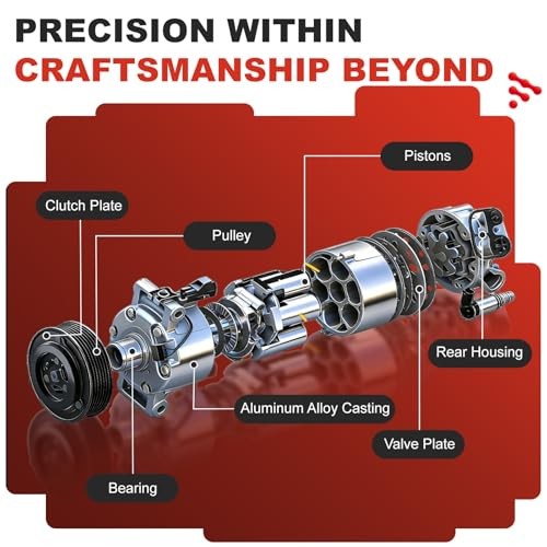 AC Compressor for Toyota Corolla 1.8L L4 (2014-2022) | OE Replaces CO29198C,