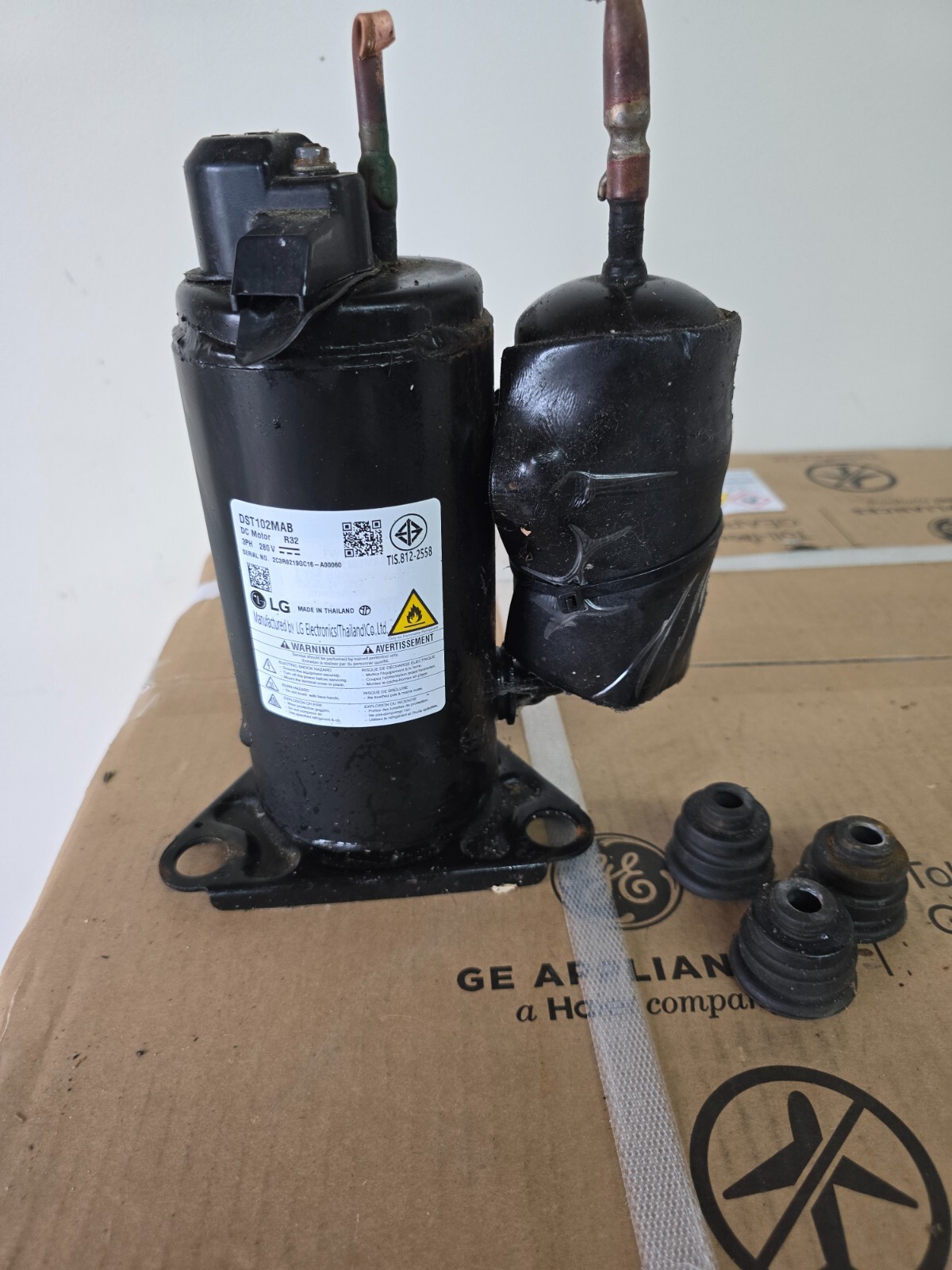 LG window ac LW1522IVSM replacement compressor used free ship