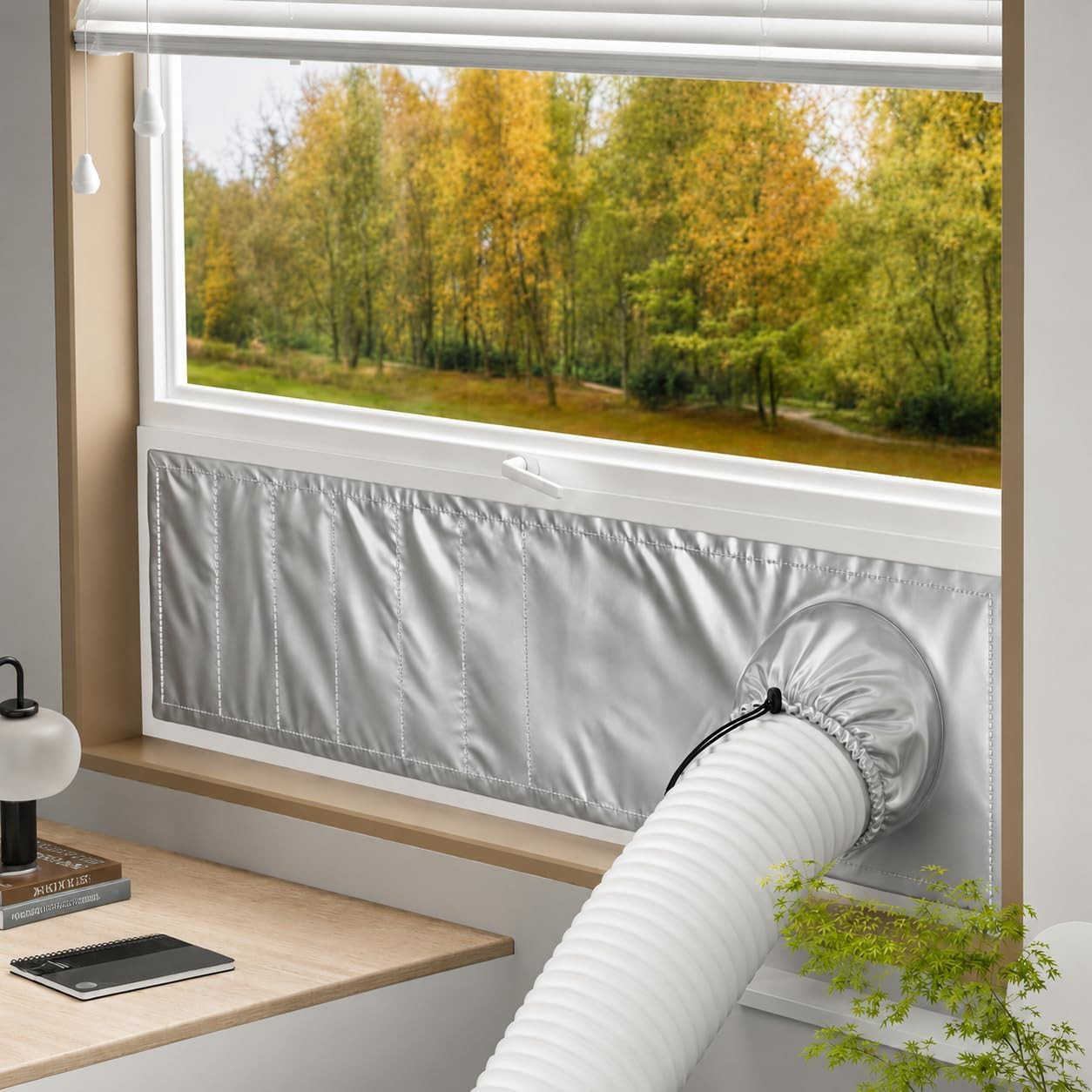 Window Seal Kit Silver for Portable Air Conditioner – 【30% Sunshade Heat Insulat