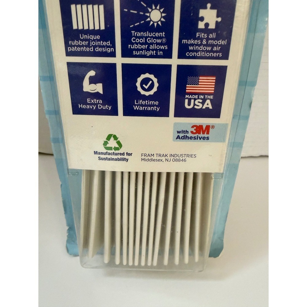 1 Fram Trak Window Air Conditioner Side Panel Replacement Kit 3M Adhesives 19×12