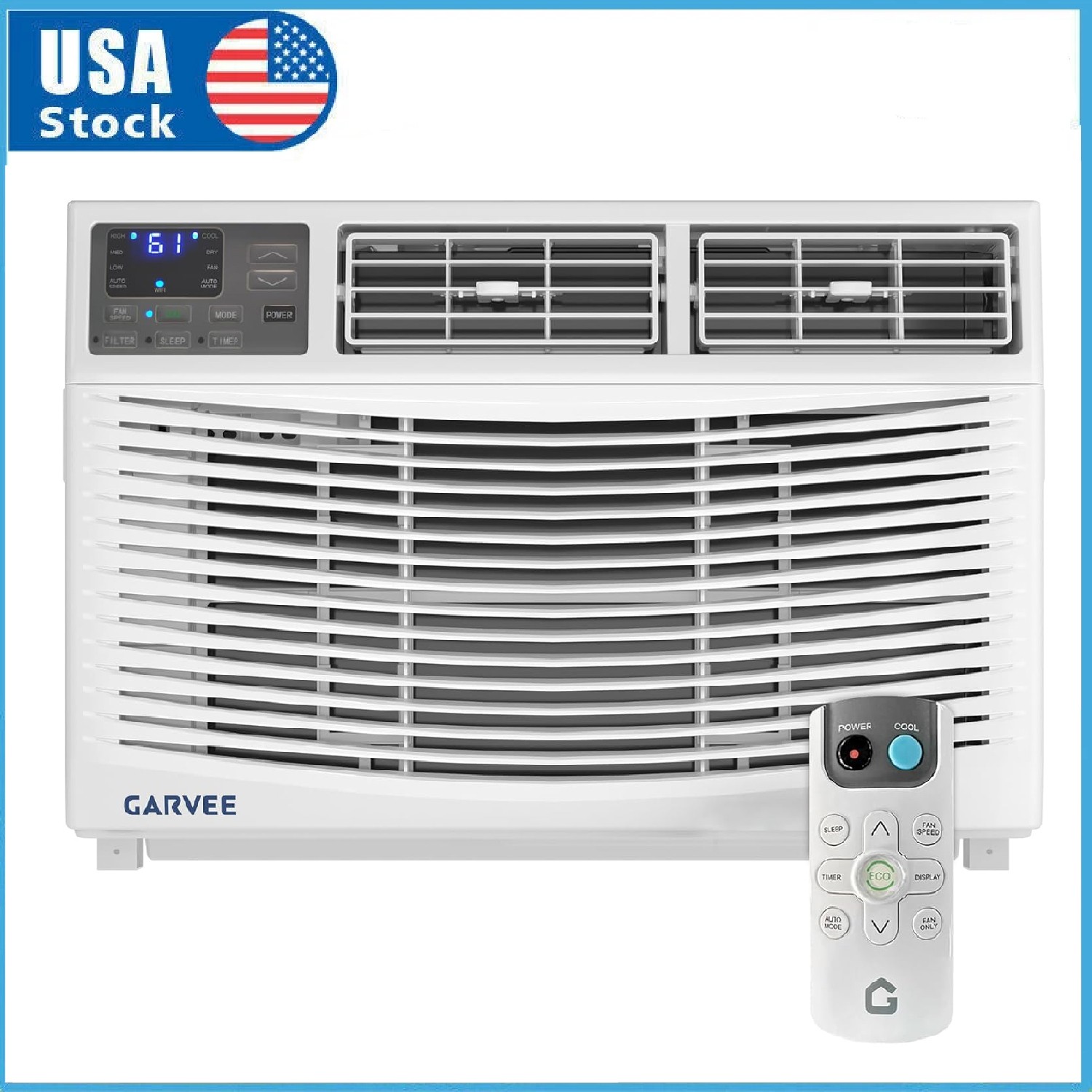 10000 BTU Window Air Conditioner, Indoor AC Unit for Bedroom Office ,24H Timer