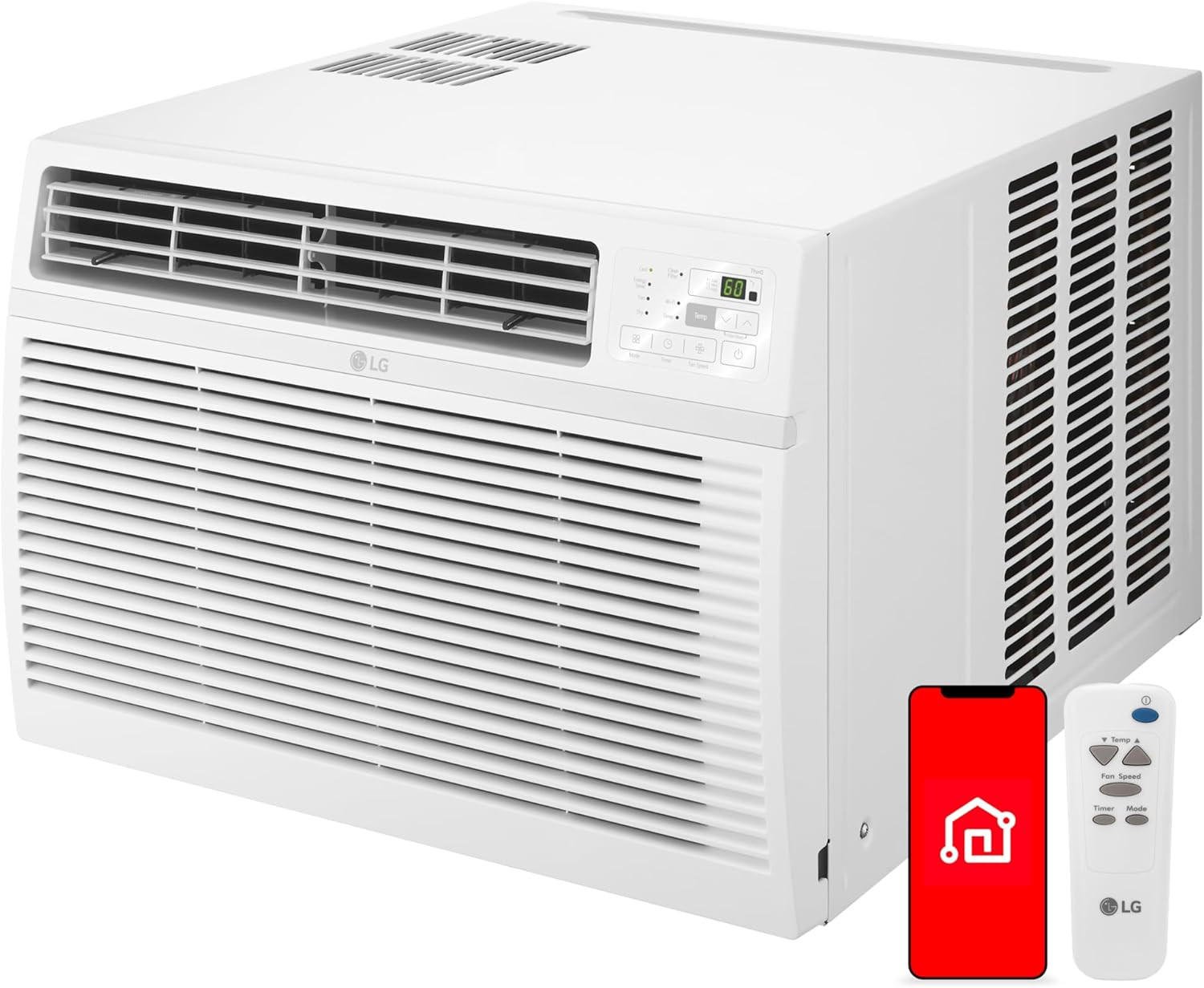 LG 10000 BTU Window Air Conditioners [2023] Remote Control Wifi App Ultra-Quiet