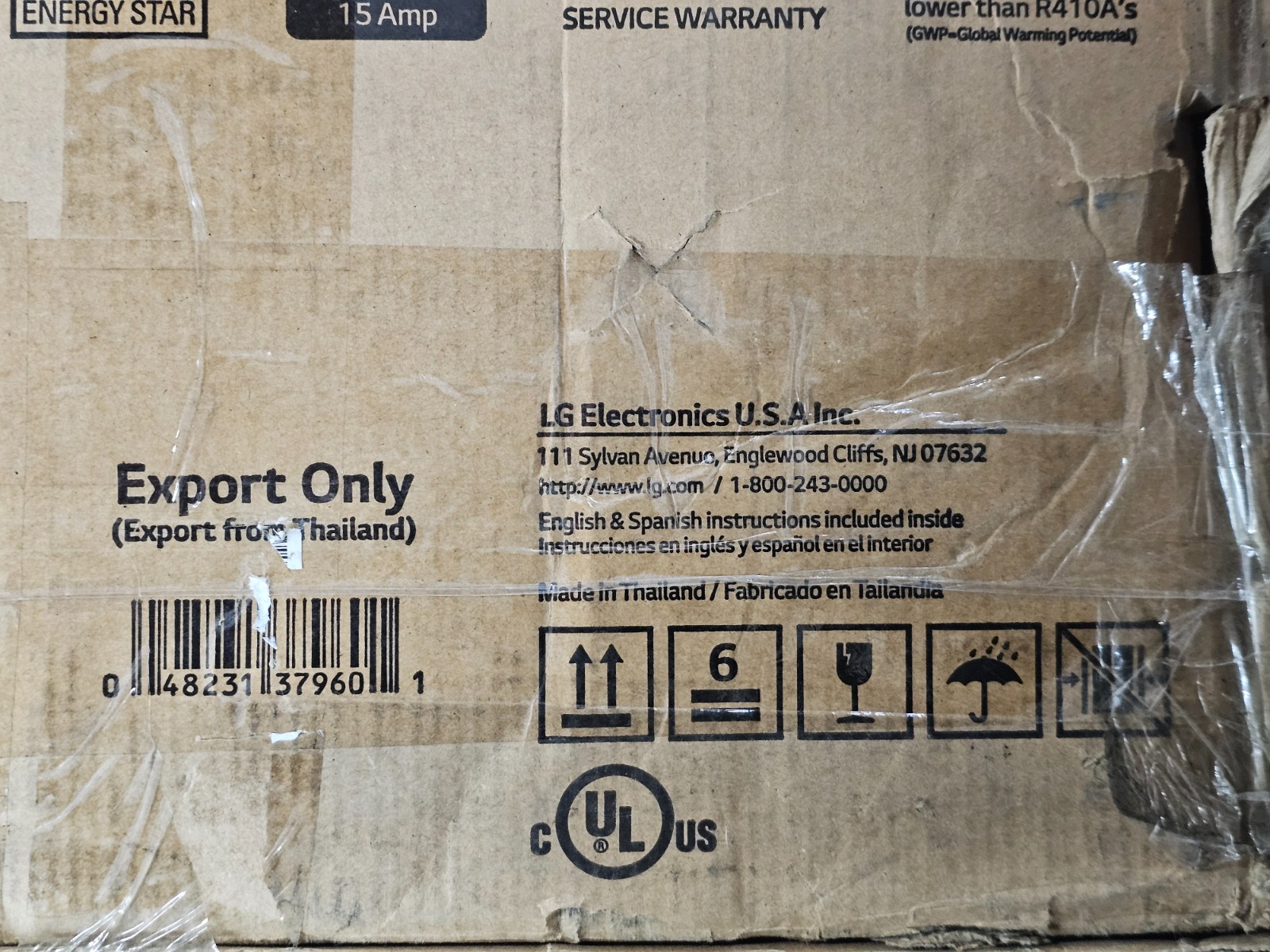 LG LT0816CER 8000 BTU Through Wall Air Conditioner, for Rooms up to 330 Sq. Ft.