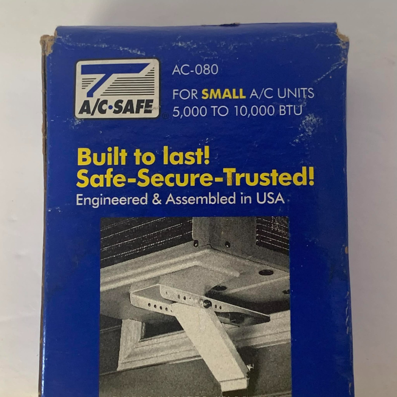 A/C-Safe Small Window Air Conditioner Support Bracket AC-080 Up To 80 pounds
