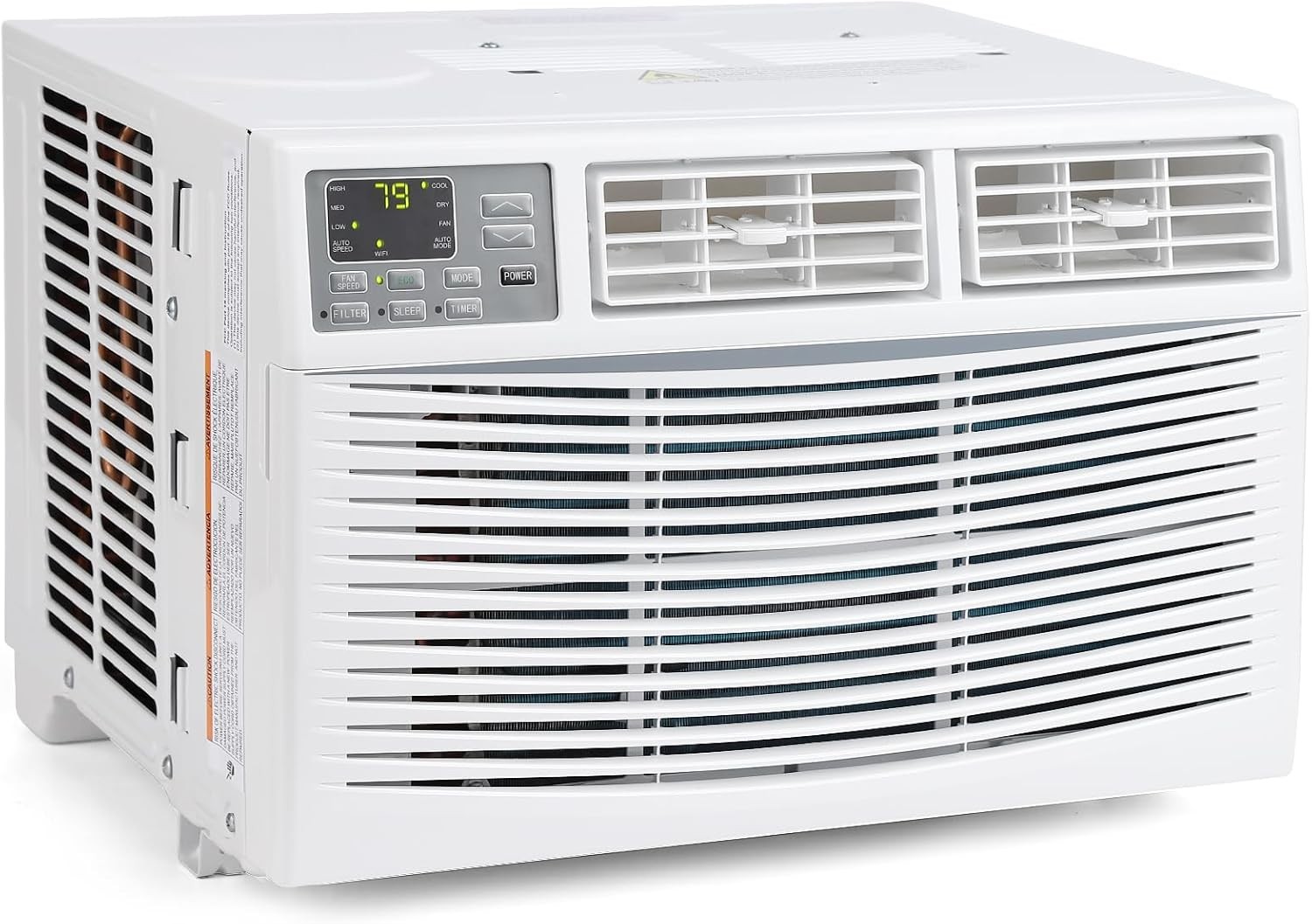 6000 BTUs Window Air Conditioner with Remote Control Cools Up to 250 Sq. Ft