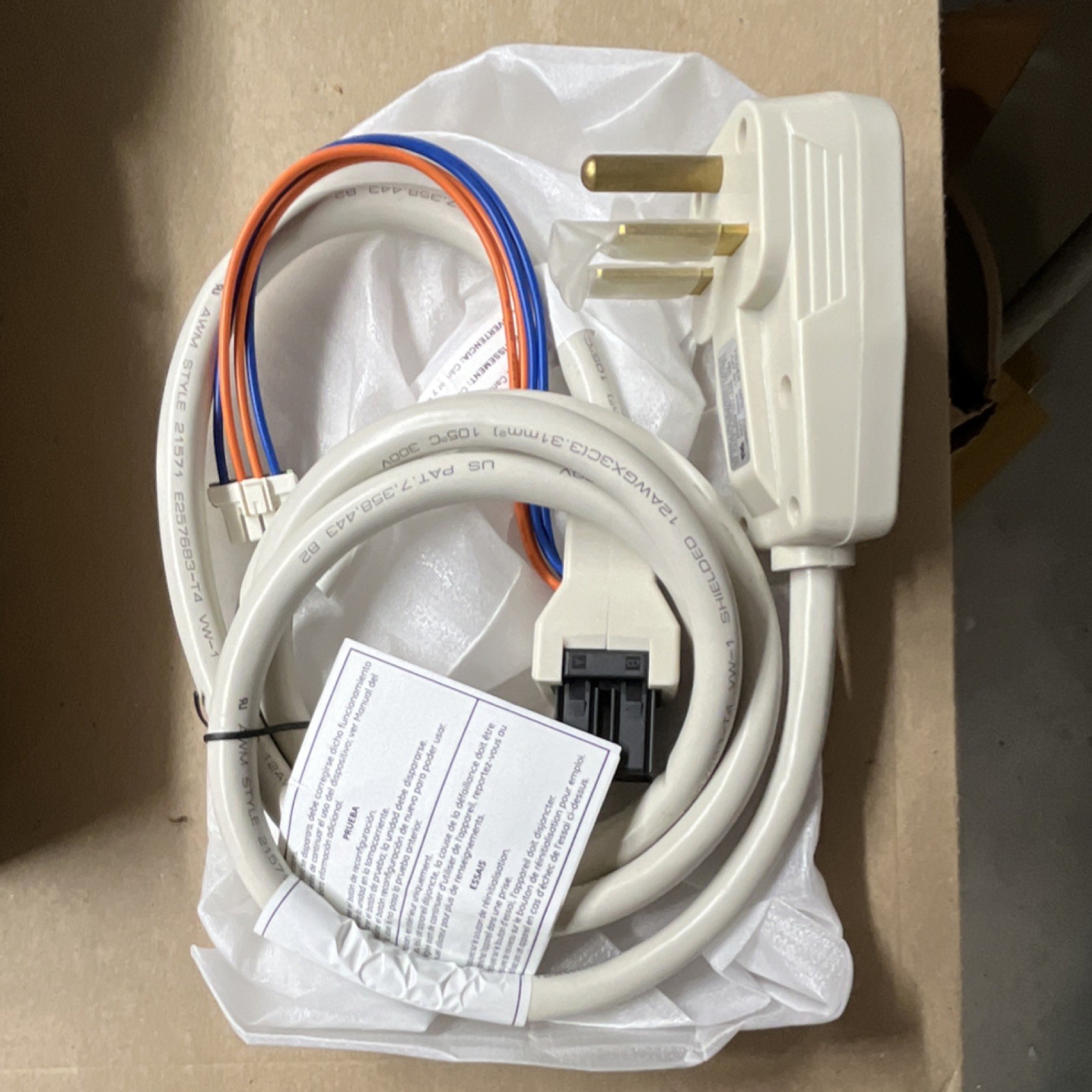 GE RAK330P 230/208V Power Supply Kit White for Window/Thru-Wall Air Conditioner