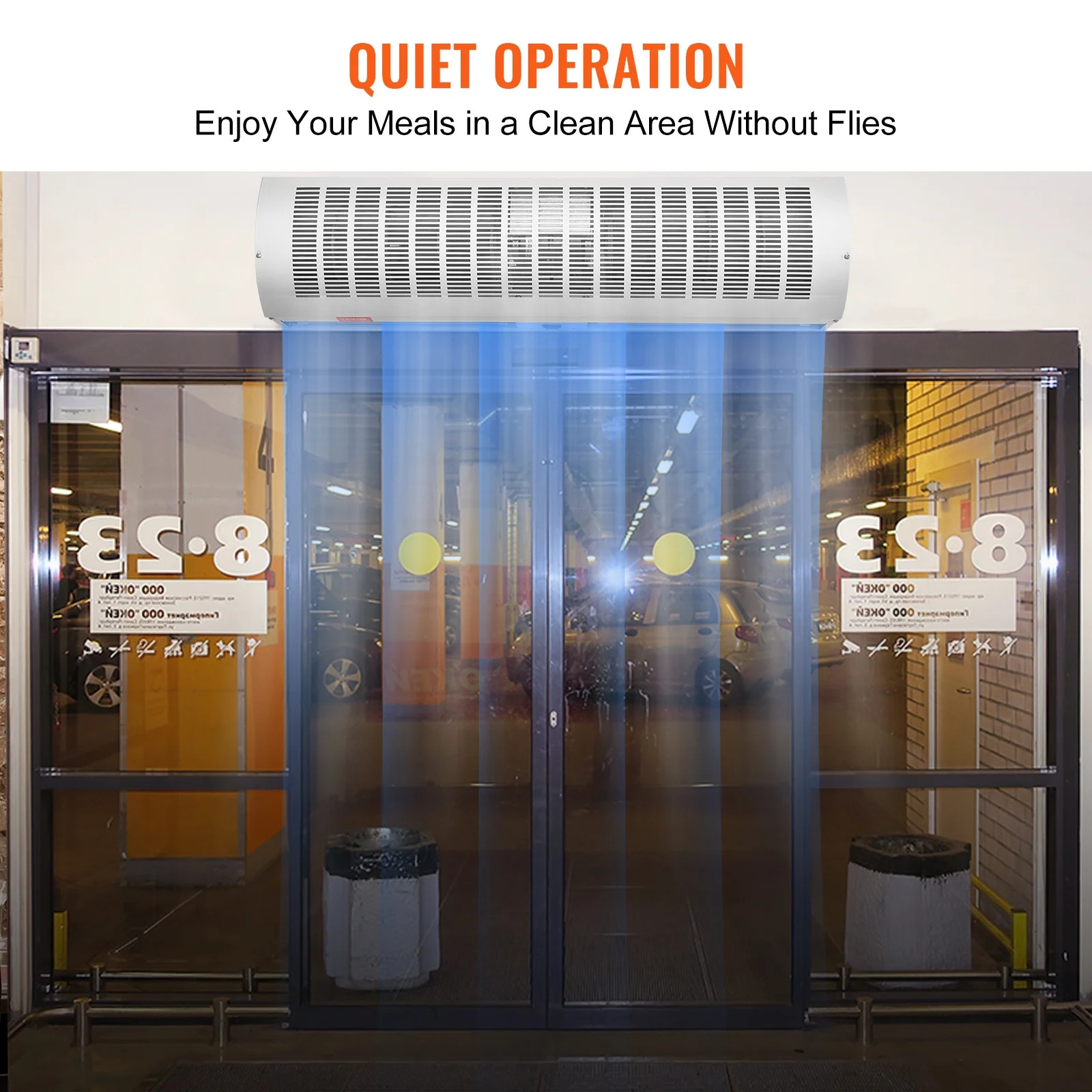 NEW 36″ Commercial 2 Speed Air Curtain w/ Door Switch High Low Fan