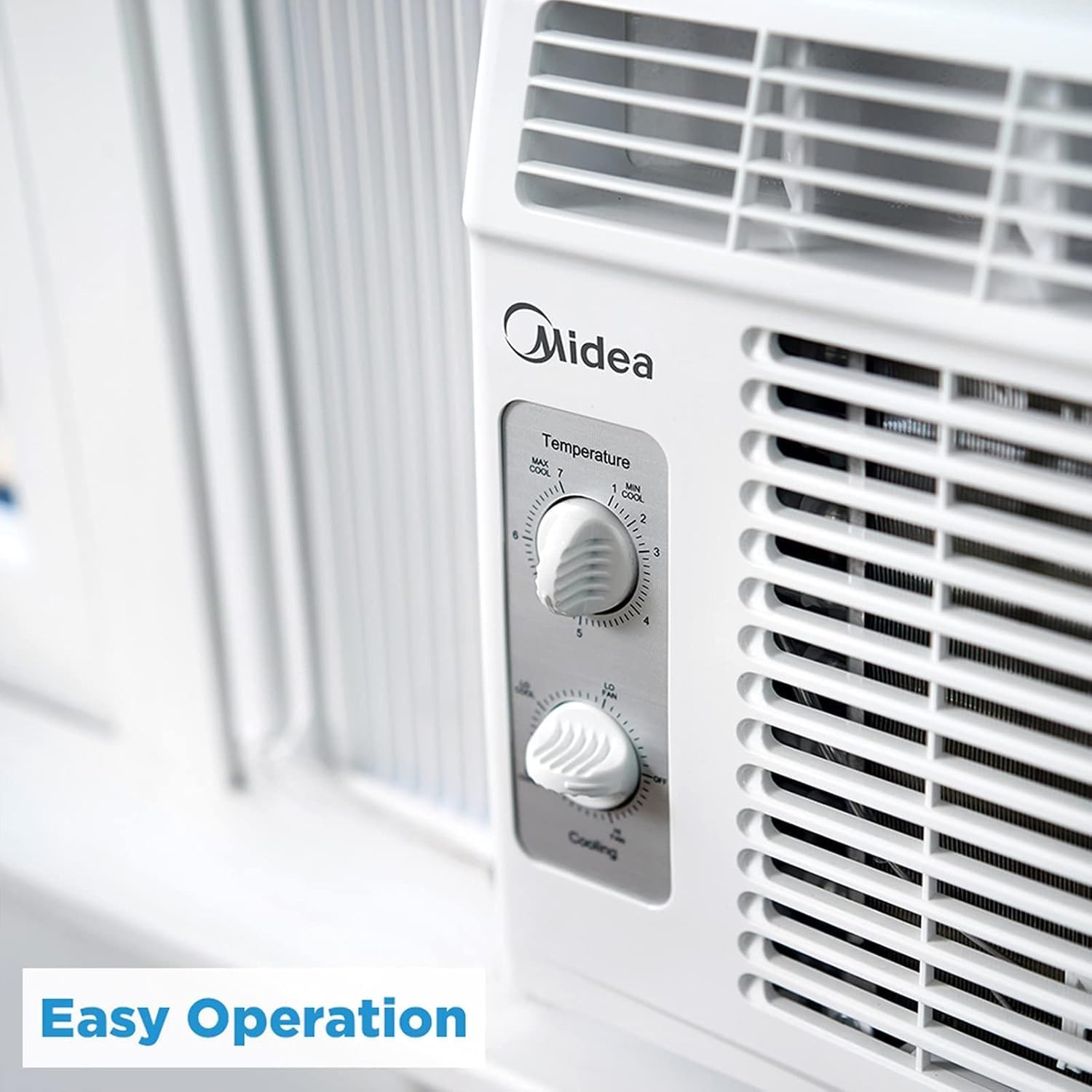 Midea ,000 BTU Easycool Small Window Air Conditioner – Cool up to 150 Sq. Ft. wi
