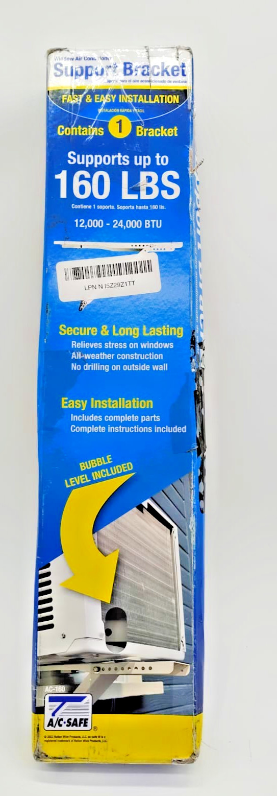 Universal Window AC Support Bracket 160 lbs – Heavy Duty Air Conditioner Mount