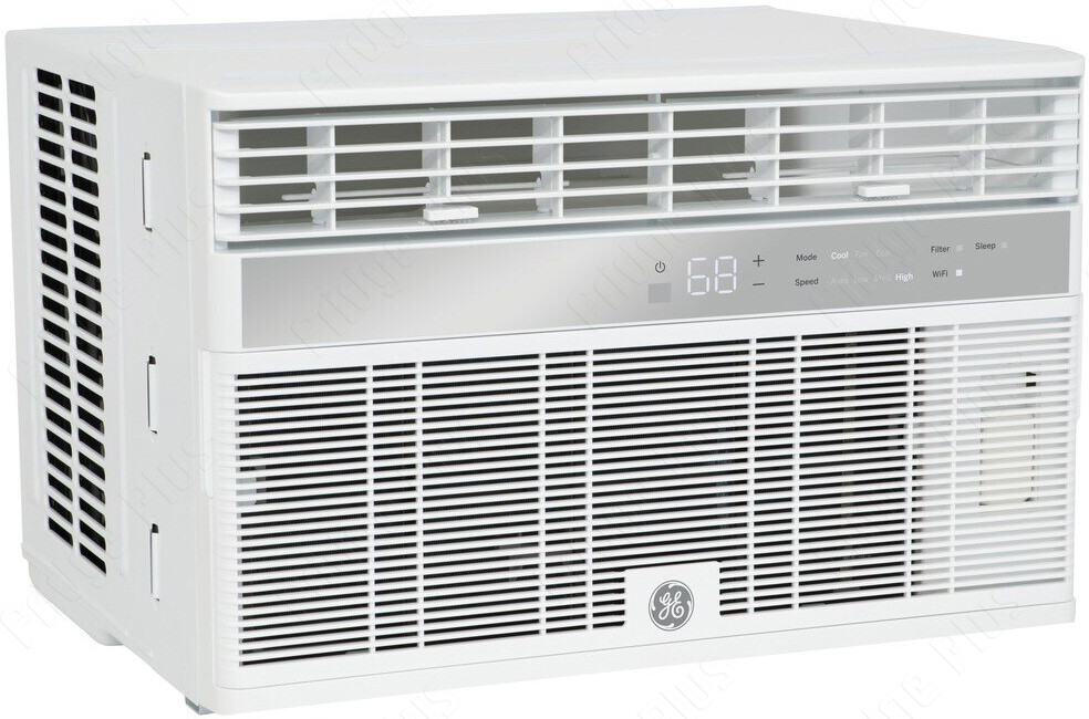 GE 14000 BTU Smart Window Air Conditioner, 700 SqFt Large Room Home 115V AC Unit