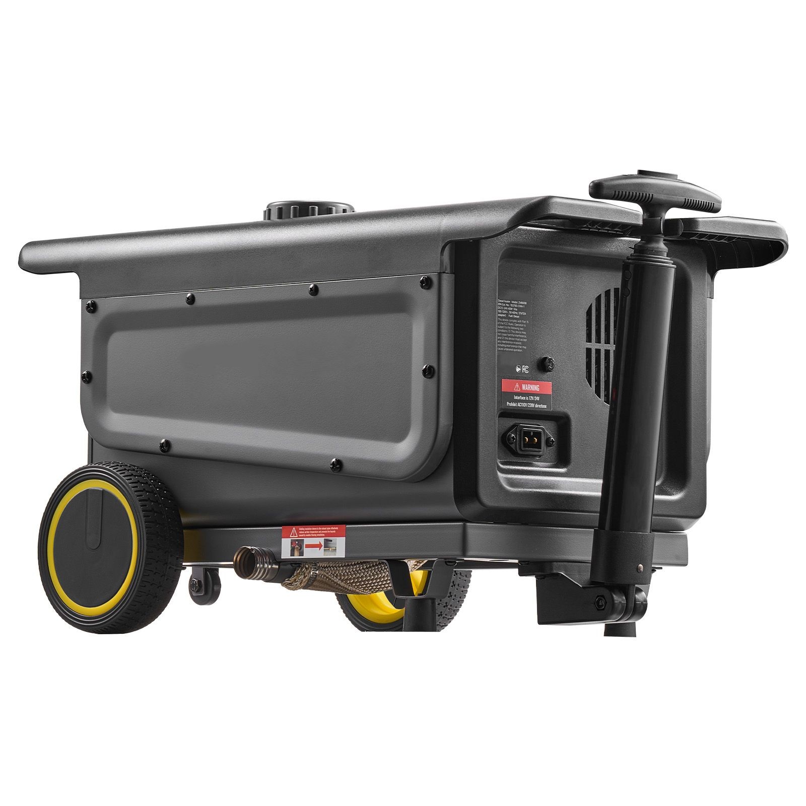 8KW 12V/ 24V Portable Diesel Air Heater with Bluetooth, Remote, LCD Screen