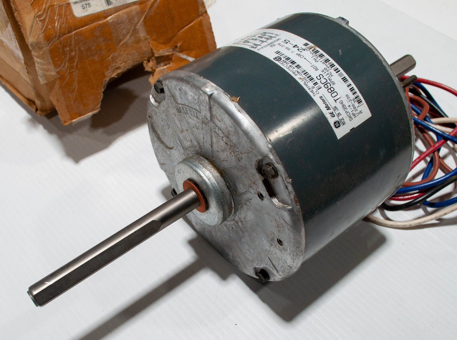 GE WJ94X651 AC Fan Motor 5KCP39HGT089CS 1/4HP 1.35A 1115RPM BT1340005