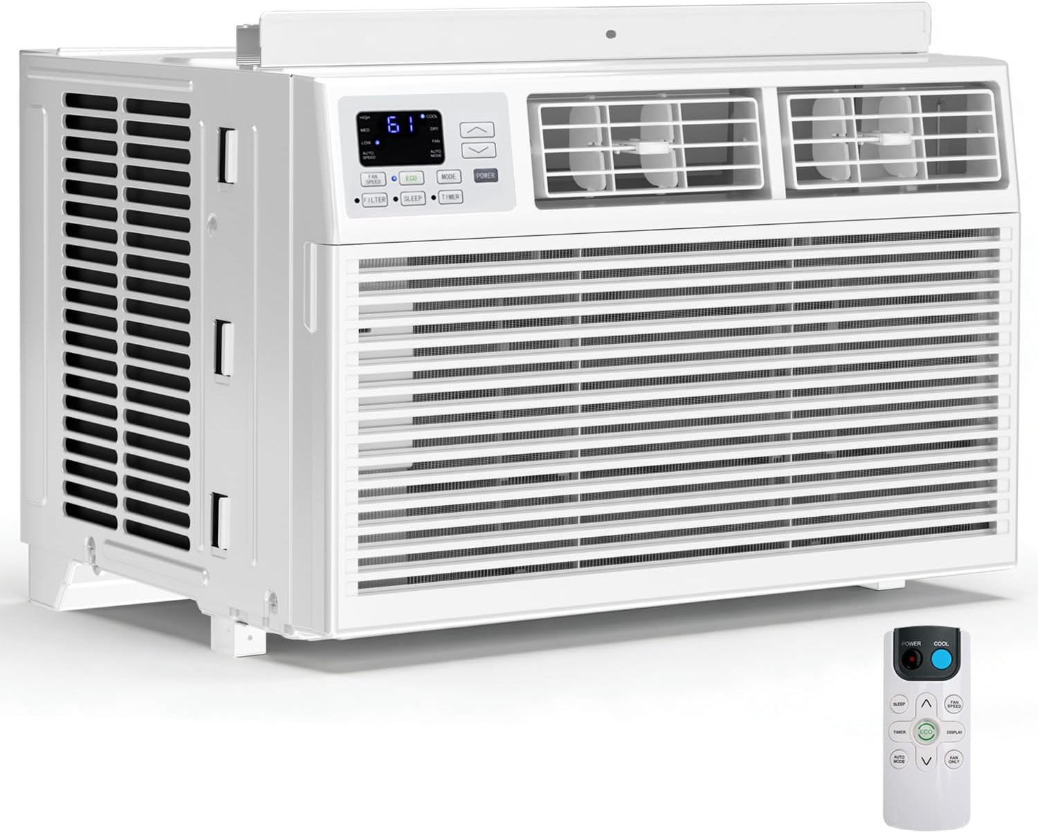 12,000 BTU Window Air Conditioner, 3-In-1 AC Unit with Dehumidifier for Large Ro