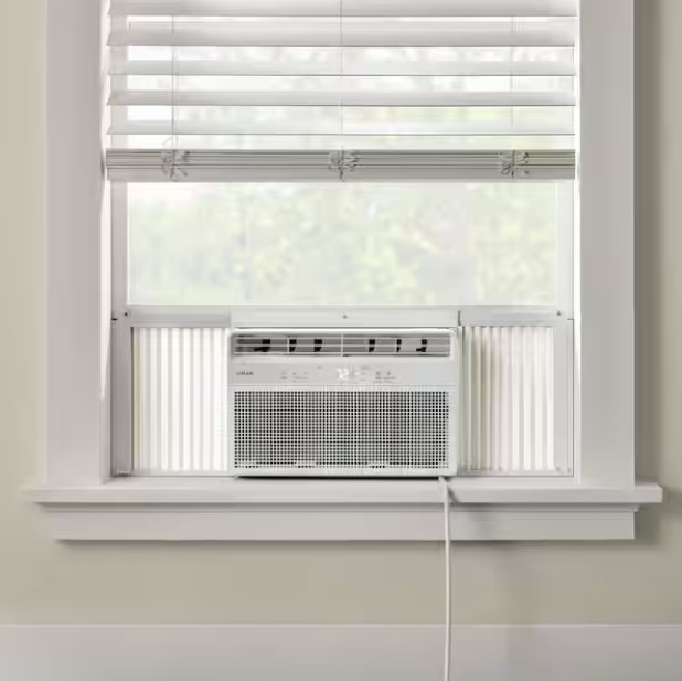 VISSANI 5,000 BTU 115-VOLT WINDOW AIR CONDITIONER, WHITE – WHITE