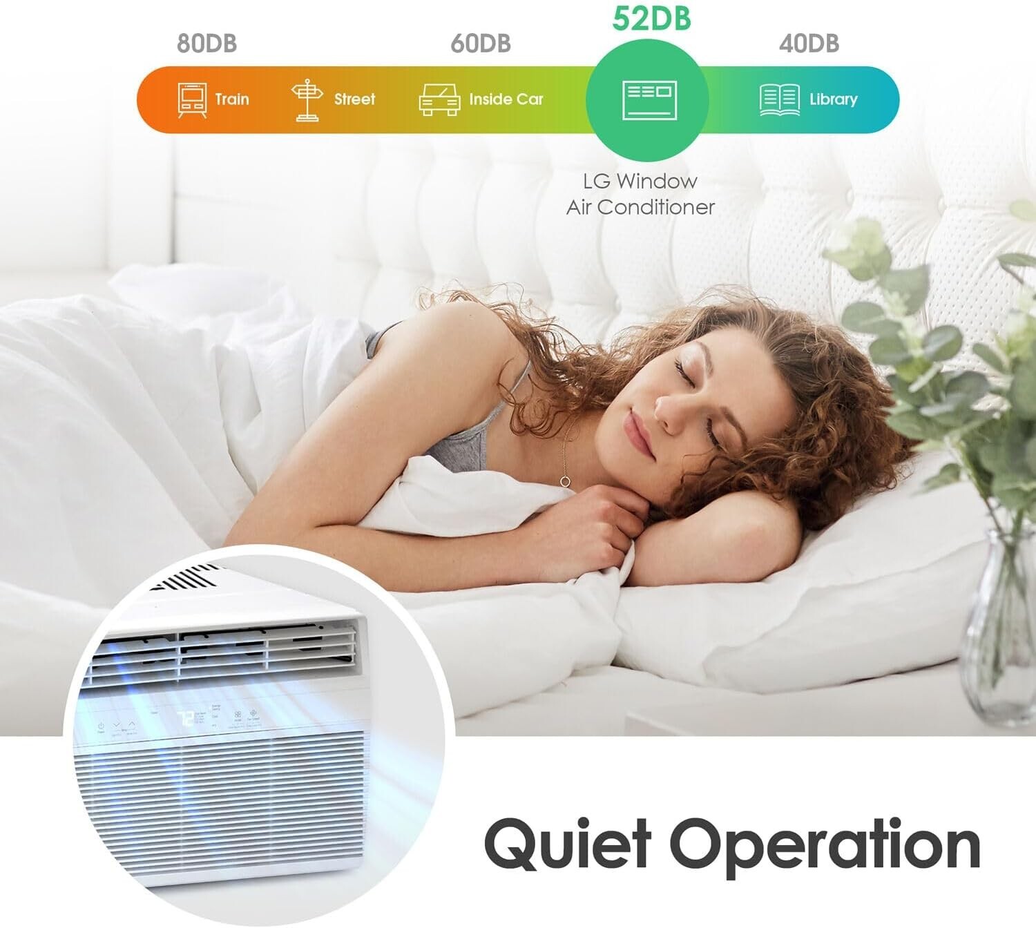 LG 8,000 BTU Smart Wi-FI Enabled Window Air Conditioner