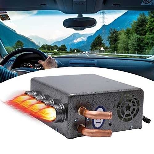 12V Car Auxiliary Heater, 4 Ports Universal Underdash Compact Auxiliary