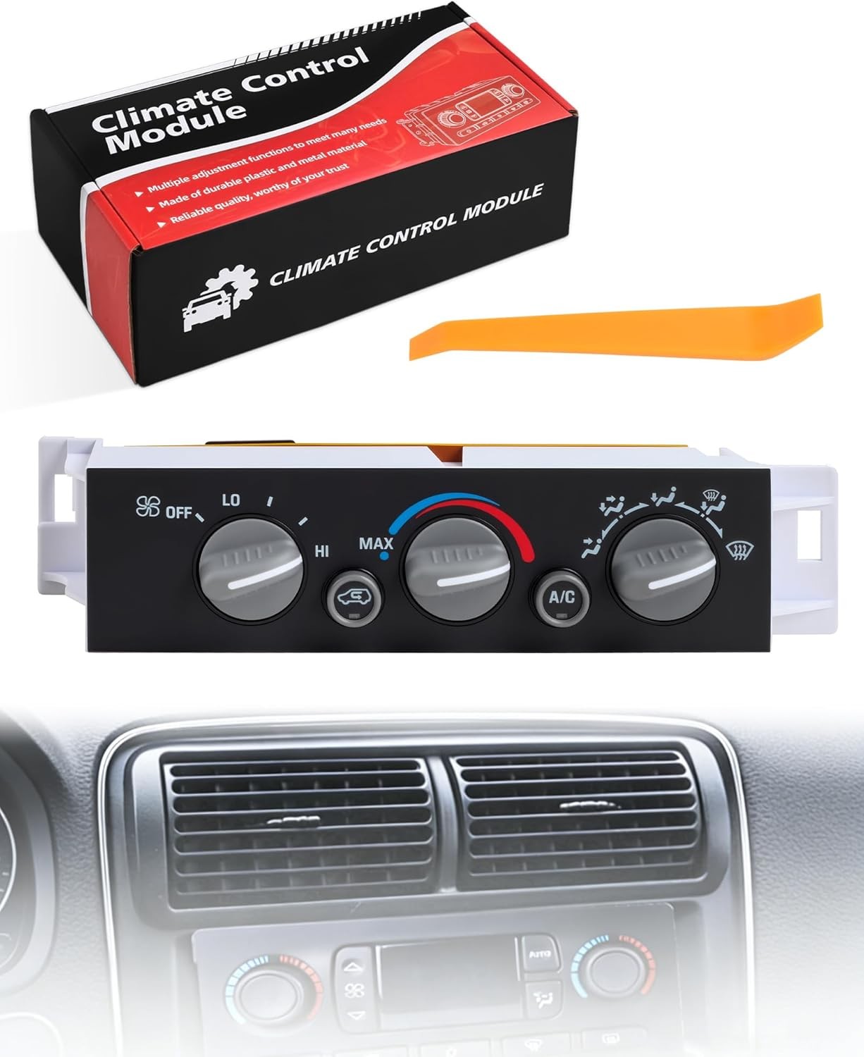 New Upgrade Climate Control Module A/C Heater Air Conditioning Panel 599-007