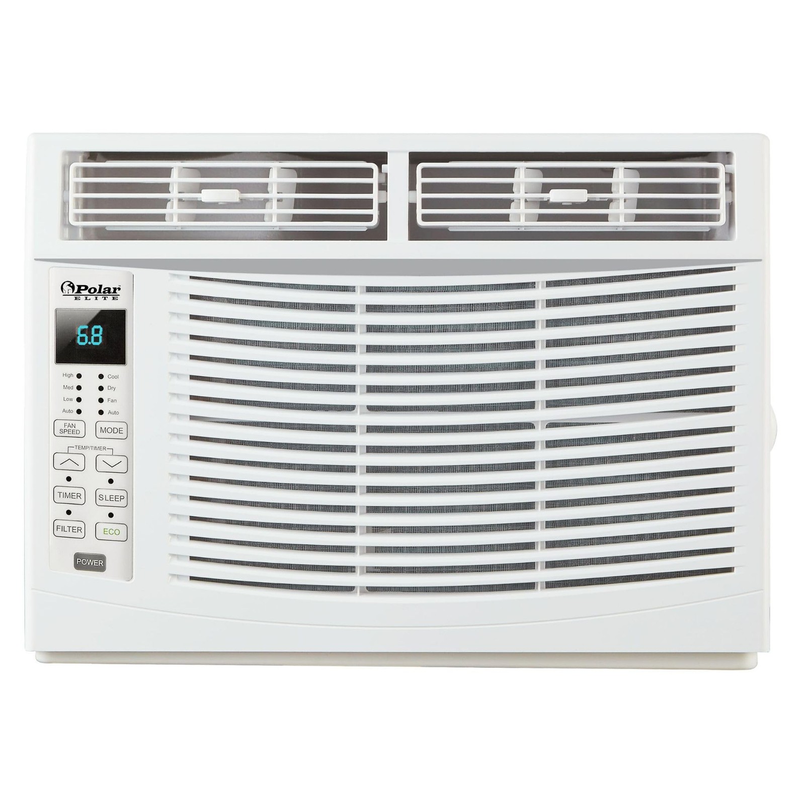 Polar Elite 6,000 BTU Window Air Conditioner, Cools Up to 250 Sq. Ft., Remote