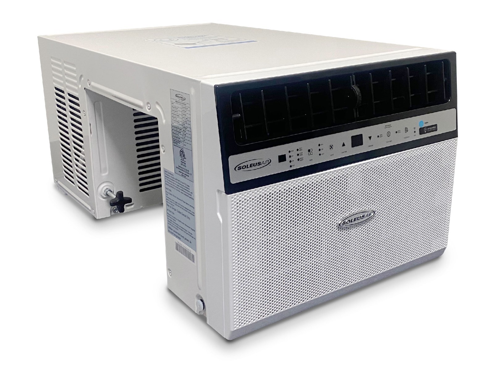 Soleus Air 10000 BTU Saddle Window Air Conditioner w/ Heating Wi-Fi