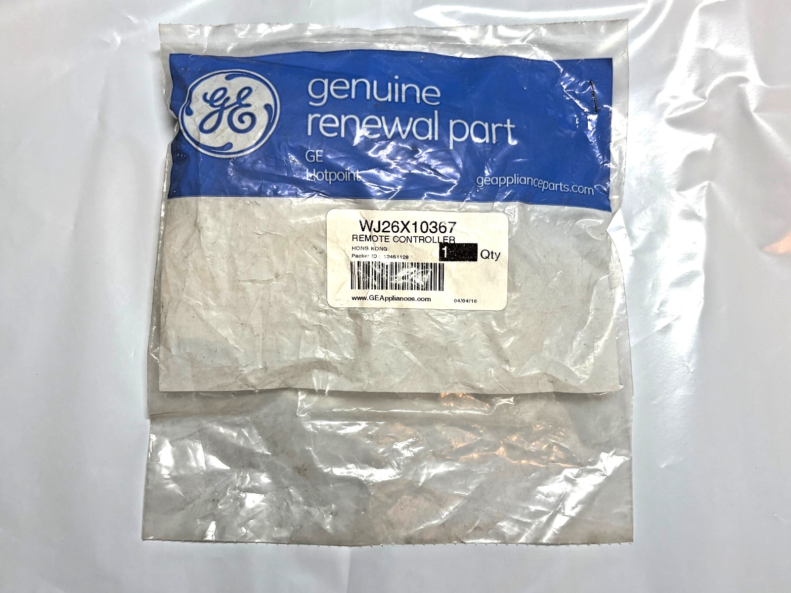 WJ26X10367 GE / GENERAL ELECTRIC ROOM AIR CONDITIONER REMOTE CONTROL – OEM – NEW