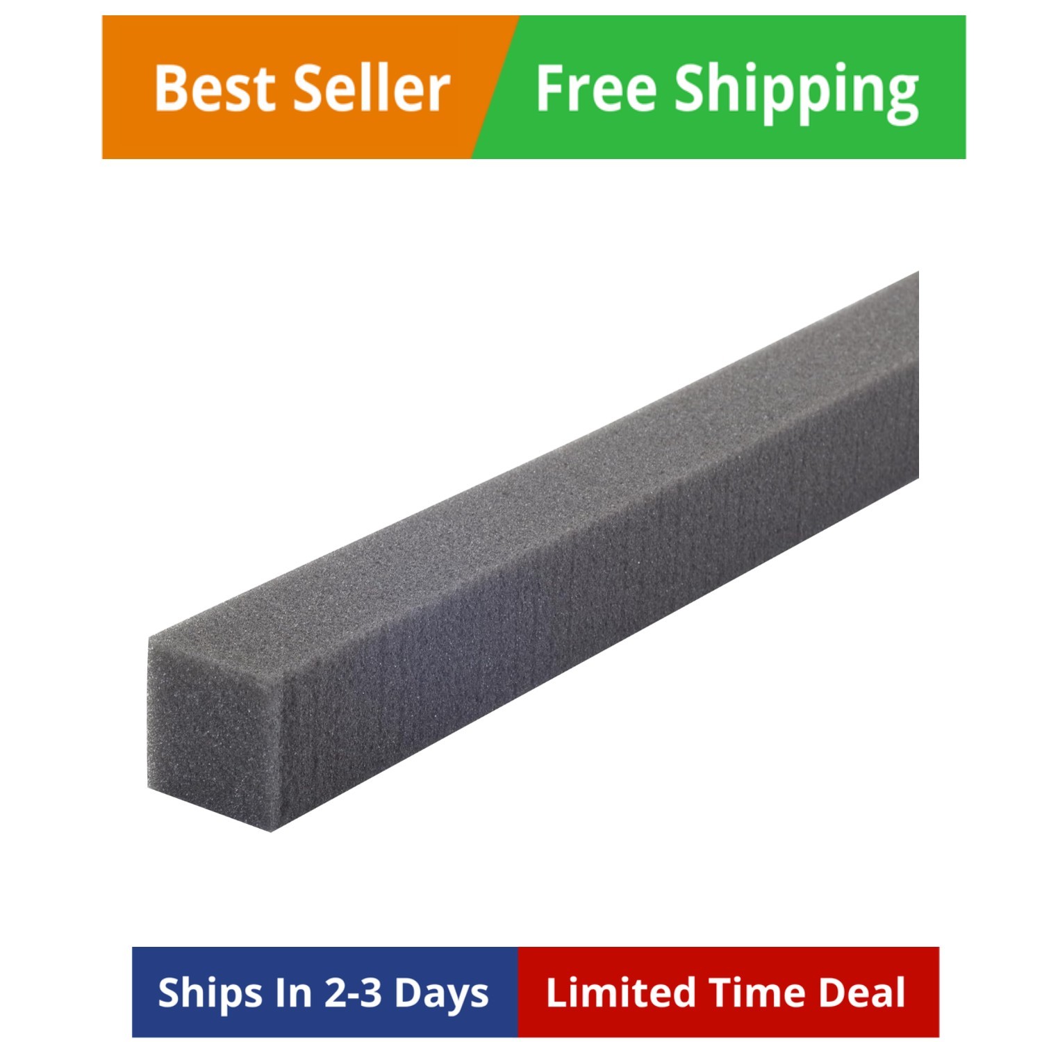 1-1/4″ x 42″ Gray Weatherseal for Window Air Conditioner Units