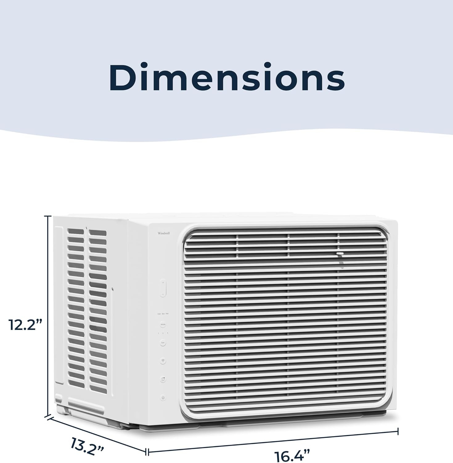 Windmill 5,000 BTU Lite Window Air Conditioner, Cools up to 150 sq ft | Easy Ins