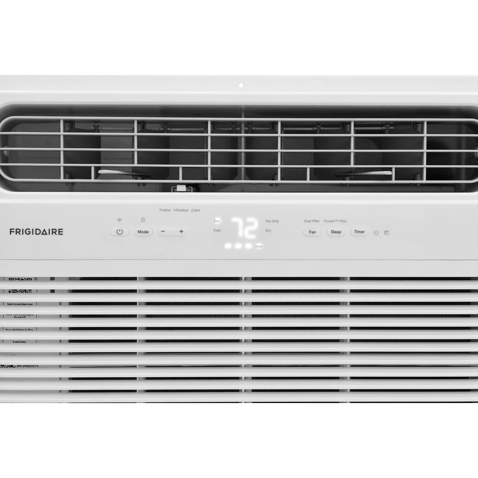 Frigidaire 12000 BTU Smart Window Air Conditioner, 550 SqFt Compact Room AC Unit