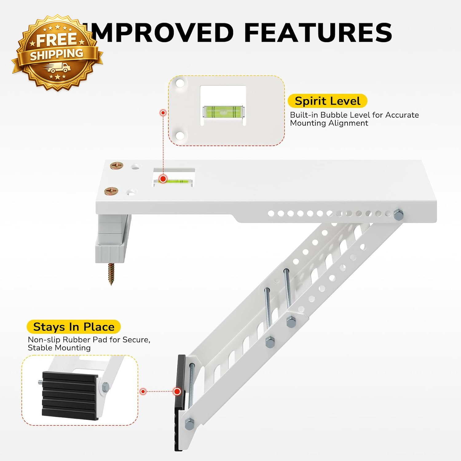 AC Window Air Conditioner Support Bracket Heavy Duty Window AC Bracket