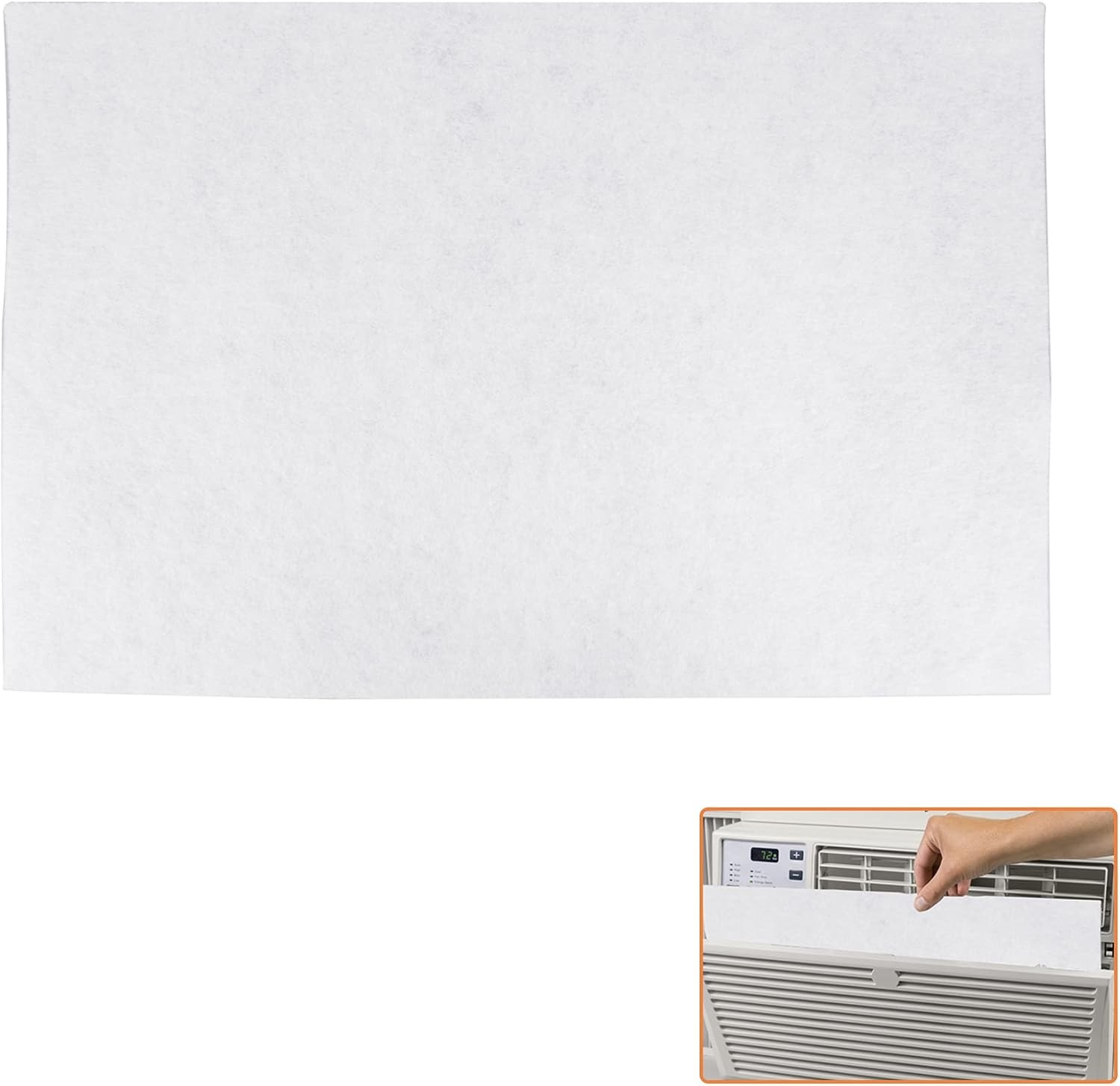 Window Air Conditioner Filter Replacement 24″ W x 15″ H x 1 4″ T Universal Fit