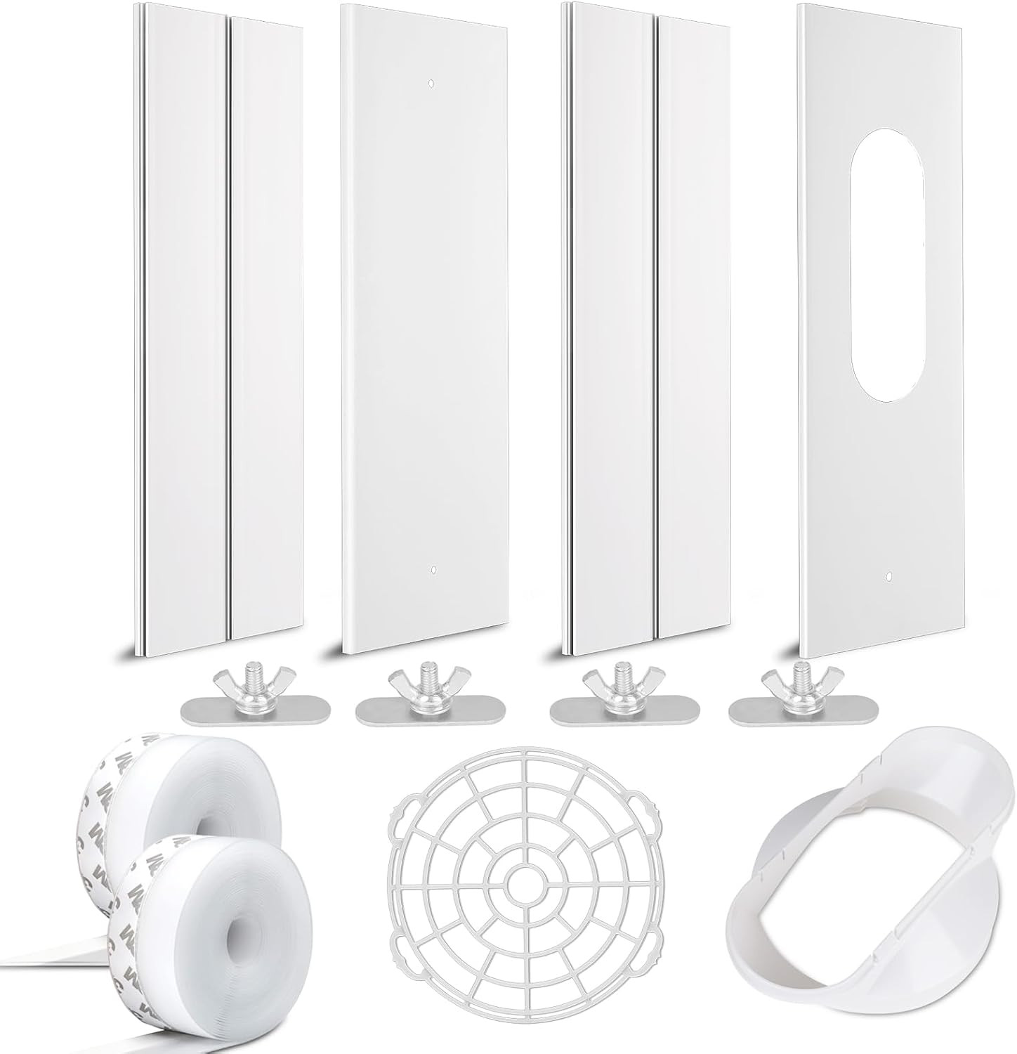 Portable Sliding Door Air Conditioner Kit, New Upgrade Door AC KIT, Adjustable A