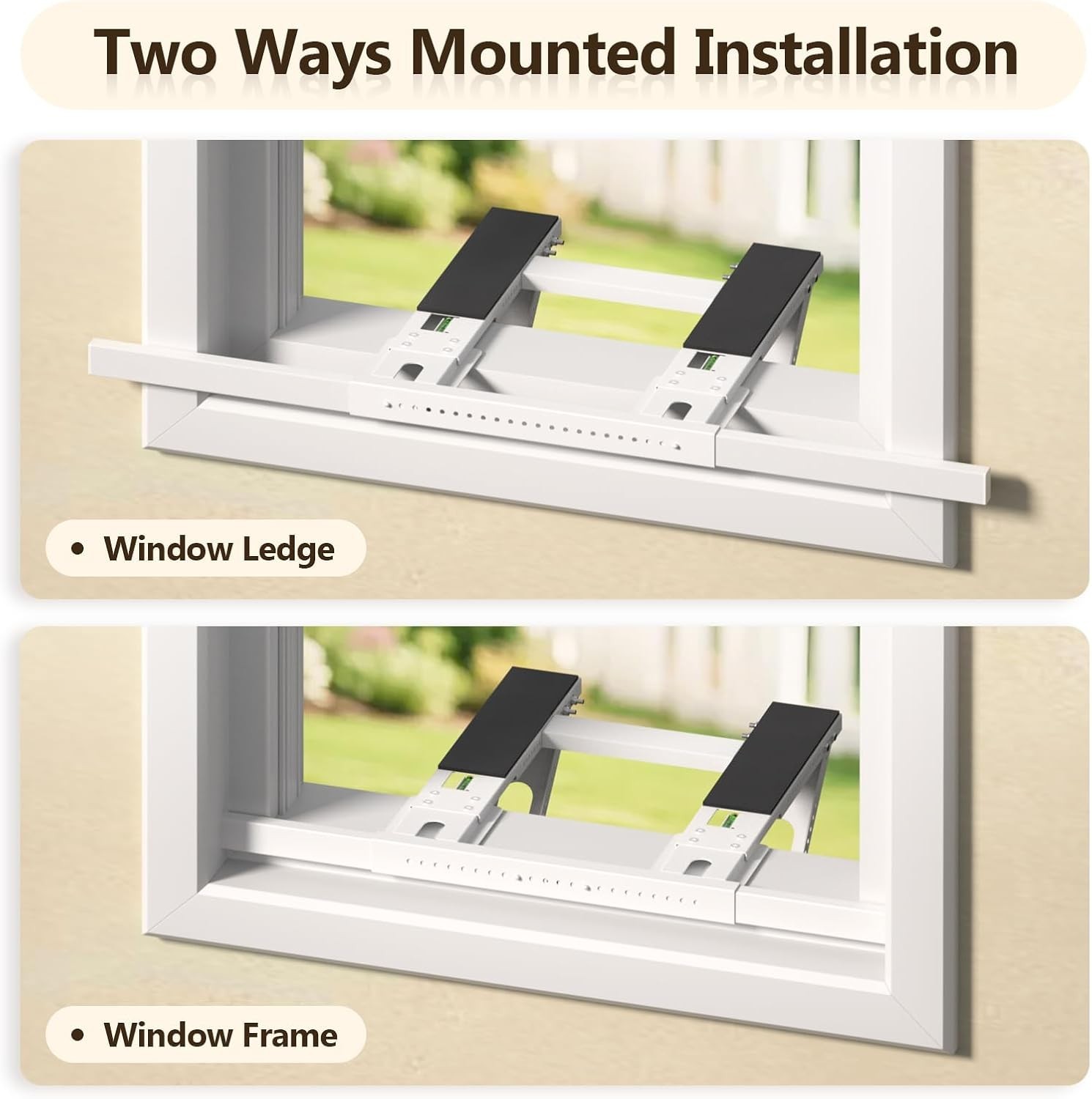Window AC Bracket Air Conditioner Support Bracket No Drilling Heavy Duty AC B…
