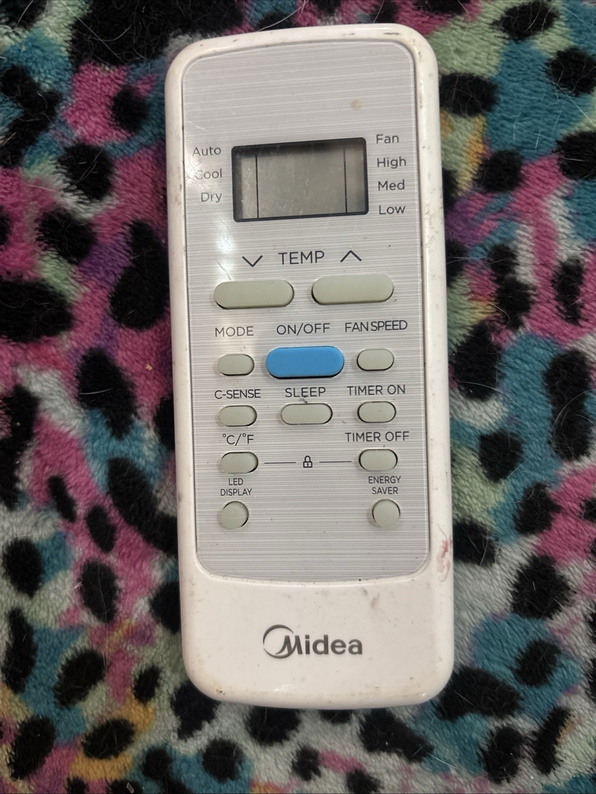 Midea Remote Control Window Air Conditioner Remote AC RG51G(1)/CEFU1-1
